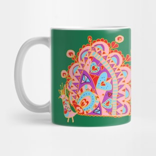 Peacock Bird Mug